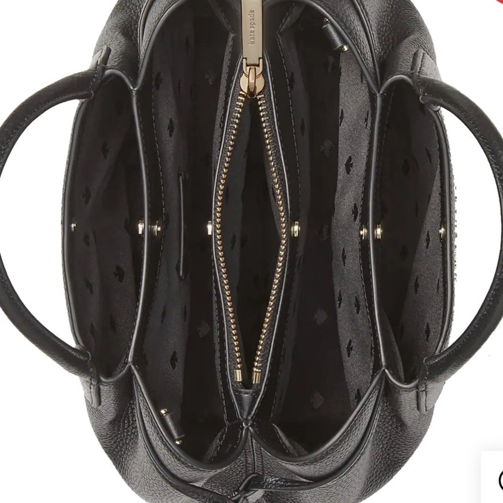 Kate Spade Dumpling Small Satchel Bag in Black color - Picture 9 of 16